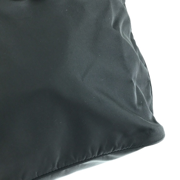 Rare Tessuto Tote Handbag Black Nylon ShoulderBag - Picture 6 of 13